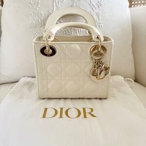 Latte Mini Lady Dior Christian Dior